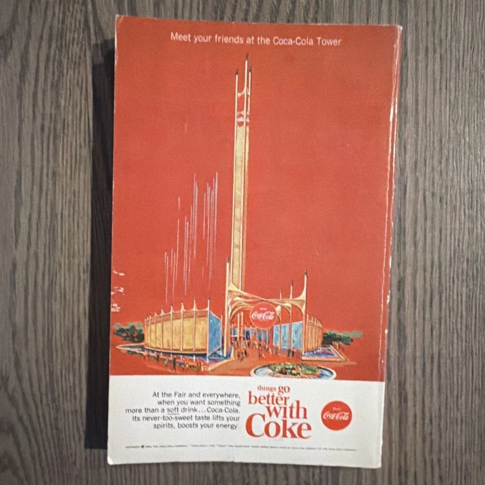 1965 NEW YORK WORLD'S FAIR Official Guide‎ Time Life 280pg Paperback Disney